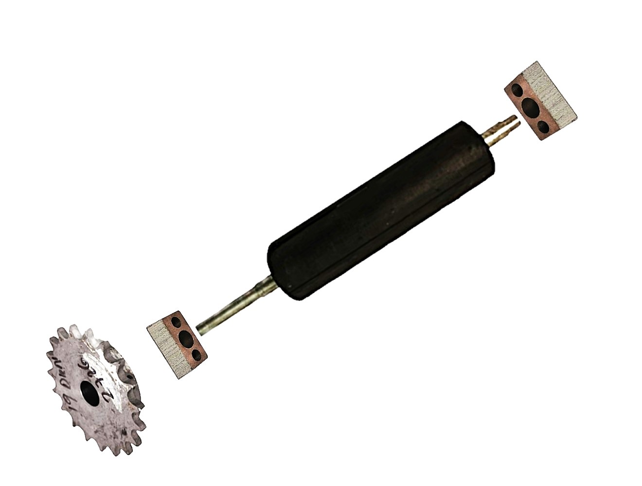 RODILLO HULE Y ALUMINIO 200K/S