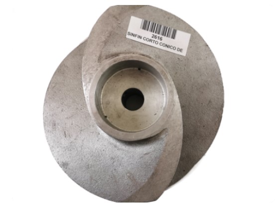 REFACCIONARIA CELORIO, SINFIN CORTO CONICO DE ALUMINIO 100-KS